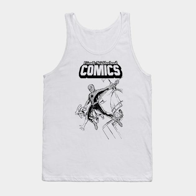 Friendly Neighborhood Comics Tank Top by nbrhdcomics